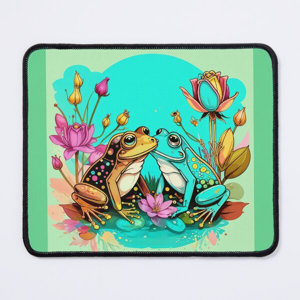 Item preview, Frogs in love among roses. designed and sold by Natalia-Vlad.