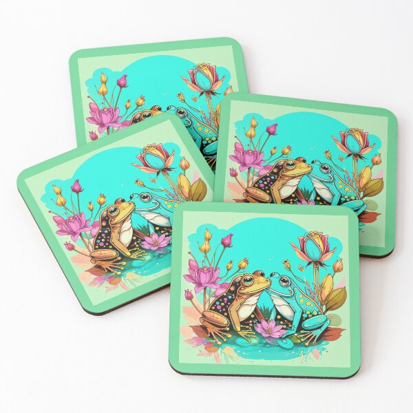Item preview, Frogs in love among roses. designed and sold by Natalia-Vlad.