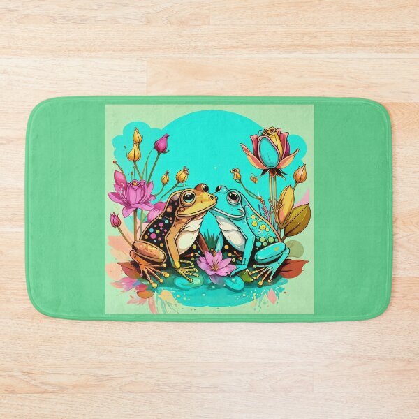 Item preview, Frogs in love among roses. designed and sold by Natalia-Vlad.