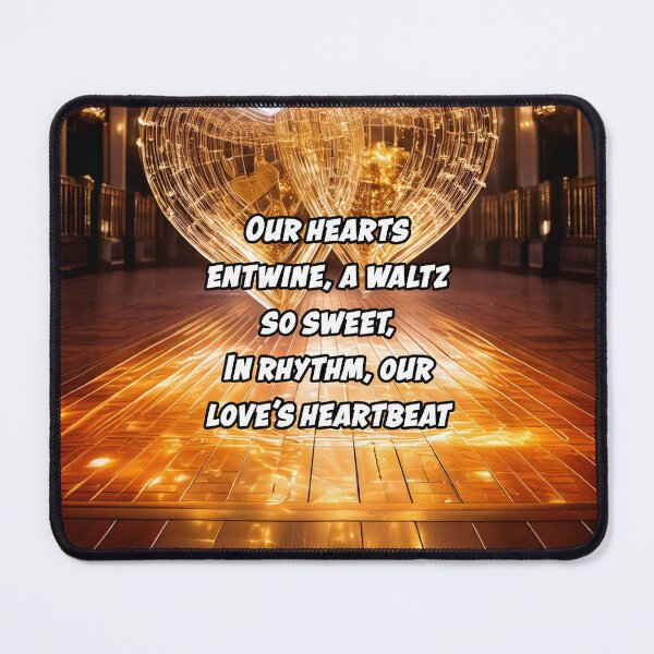 Item preview, The Dance of Hearts - Valentine’s Day poem designed and sold by Unwind-Art-Work.