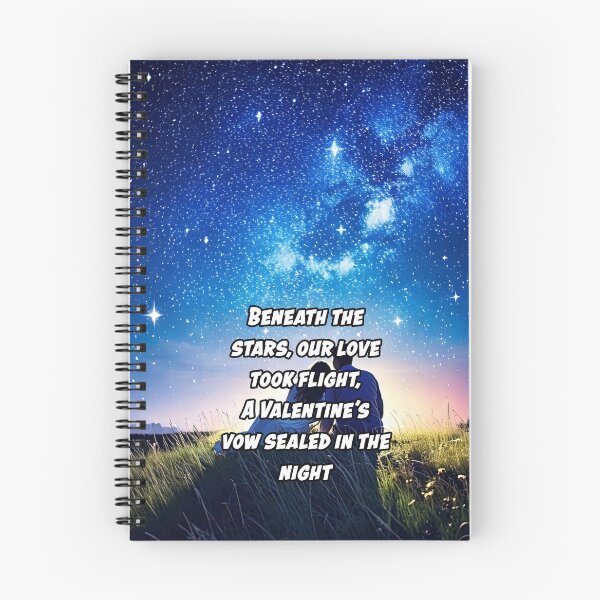 Item preview, Under a Starlit Canopy - Valentine’s Day poem designed and sold by Unwind-Art-Work.