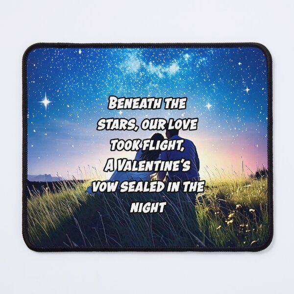 Item preview, Under a Starlit Canopy - Valentine’s Day poem designed and sold by Unwind-Art-Work.