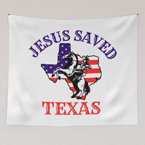 Item preview, Jesus Saved Texas, Christian Quotes designed and sold by MoriaStore.