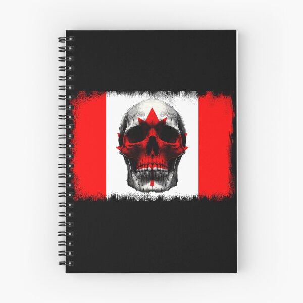 Item preview, CANADA SKULL FLAG NATION RAREART COUNTRY HALLOWEEN #ogirdor designed and sold by ogirdorgraphics.