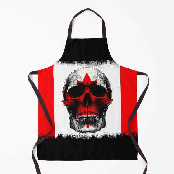Item preview, CANADA SKULL FLAG NATION RAREART COUNTRY HALLOWEEN #ogirdor designed and sold by ogirdorgraphics.