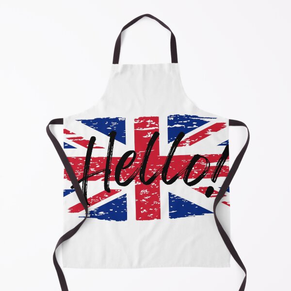 Item preview, Great Britain flag with inscription "Hello" designed and sold by ArT-shirtsR.