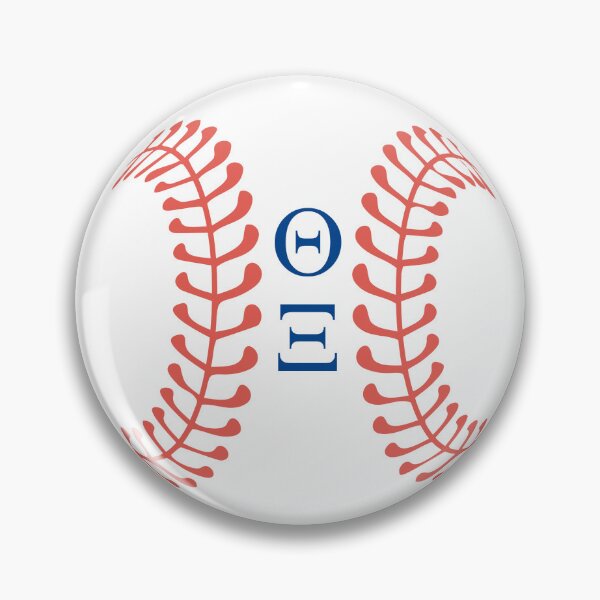 Item preview, BASEBALL STICKER FRATERNITY THETA XI designed and sold by claireb18.