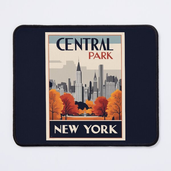 Item preview, A Vintage Travel Illustration of Central Park - New York - United States designed and sold by GoodOldVintage.
