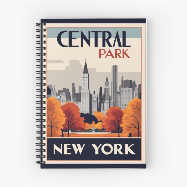 Item preview, A Vintage Travel Illustration of Central Park - New York - United States designed and sold by GoodOldVintage.