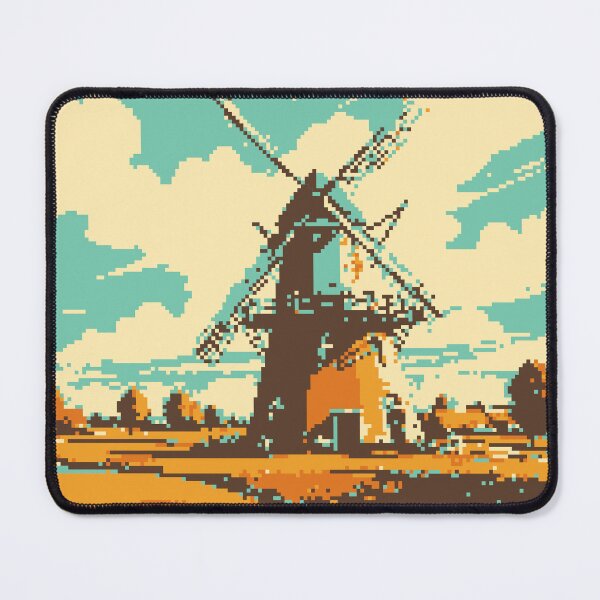 Item preview, Pixel Windmill Art designed and sold by NaturePixel.