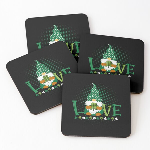 Item preview, Bearded Gnome Clovers, Lucky Horseshoes, Irish Love, St. Patrick's Day | designed and sold by Lotta Luxxa Lifestyle.