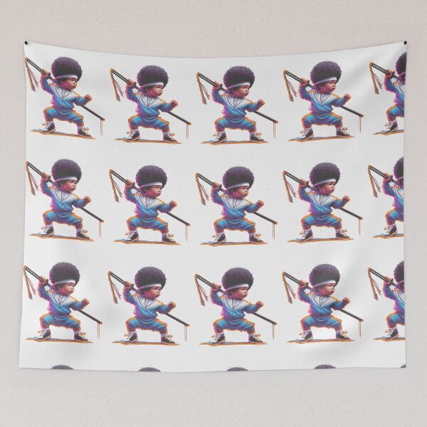 Item preview, "Baby Samurai: Cute Warrior, Tiny Swordsman, Adorable Hero" designed and sold by moudjib1.