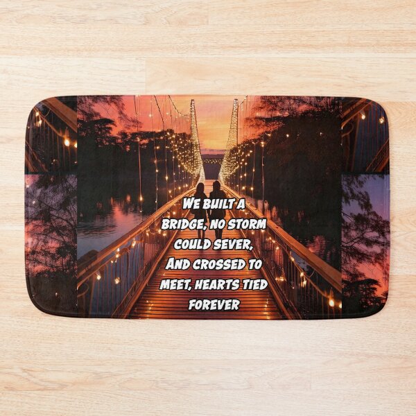 Item preview, The Bridge of Love - Valentine’s Day poem designed and sold by Unwind-Art-Work.
