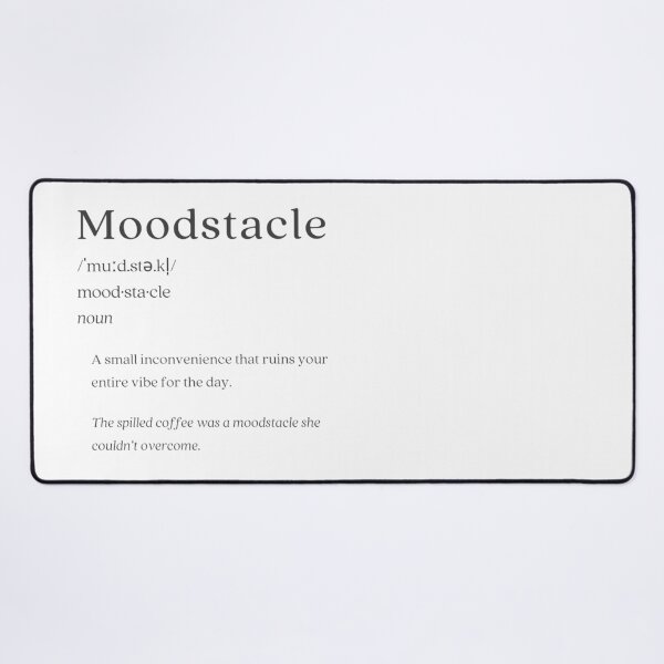 Artikelvorschau, Wörterbuch: Moodstacle entworfen und verkauft von nature. electrified..