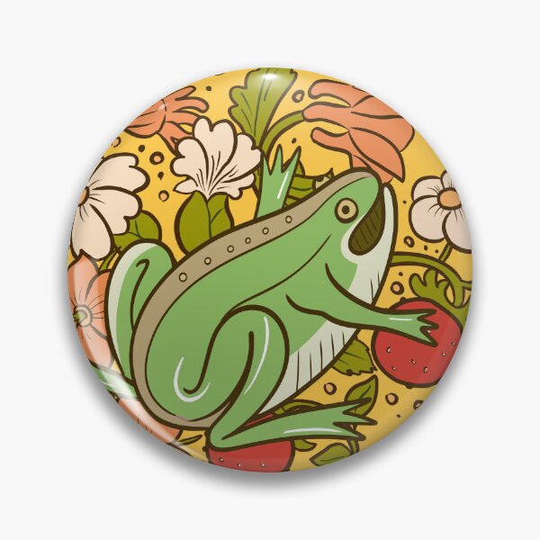 Item preview, Cute Medieval Frog Illustration Design designed and sold by MariOyama.