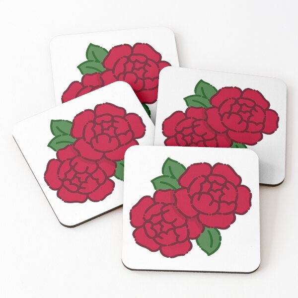 Item preview, Red Rose Flower Simple Drawing designed and sold by AveryZi.