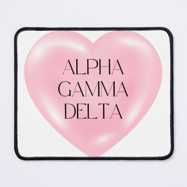 Item preview, SORORITY FRATERNITY SWEETHEART STICKER ALPHA GAMMA DELTA designed and sold by claireb18.