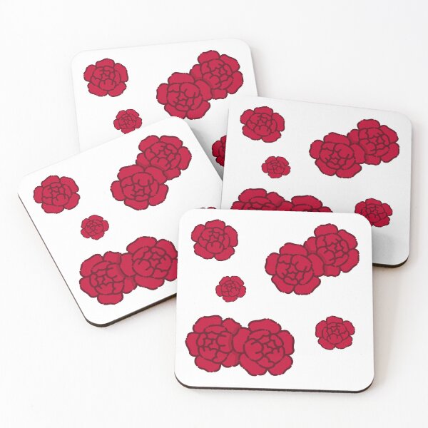 Item preview, Red Rose Flower Simple Drawing designed and sold by AveryZi.