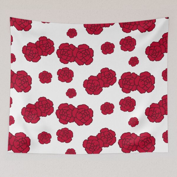 Item preview, Red Rose Flower Simple Drawing designed and sold by AveryZi.