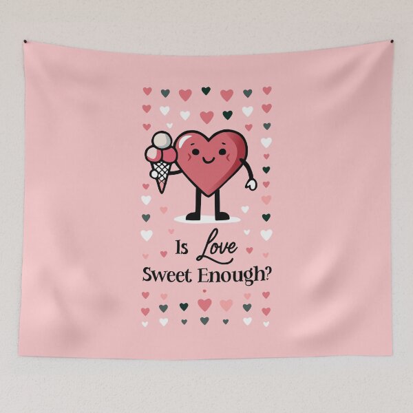 Item preview, Is Love Sweet Enough?, Unique designed and sold by villacreativa.