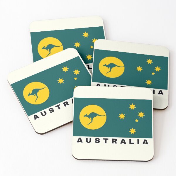 Item preview, Aussie Kangaroo Sun Flag. Australia designed and sold by Kangaroo Sun.