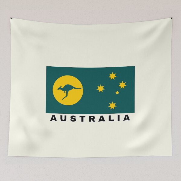 Item preview, Aussie Kangaroo Sun Flag. Australia designed and sold by Kangaroo Sun.