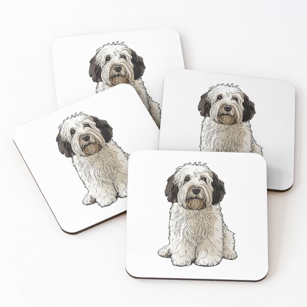 Item preview, Old English Sheepdog Dog Illustration designed and sold by whyitsme.