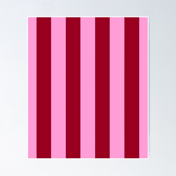 Purple and Red Stripes Pattern Mouse Pad