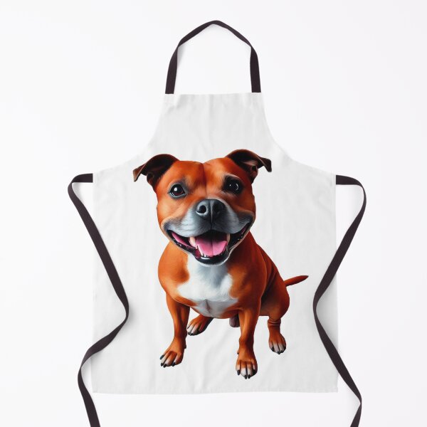 Item preview, Red Staffy Portrait designed and sold by MaedK.