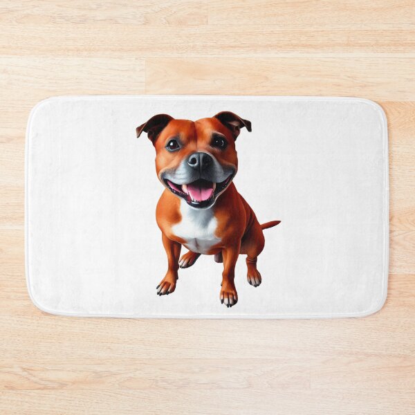 Item preview, Red Staffy Portrait designed and sold by MaedK.
