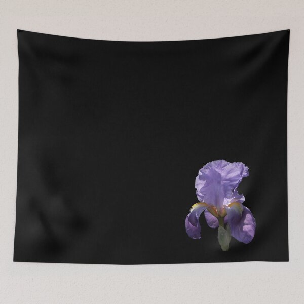 Item preview, Single iris violet flower designed and sold by Vanka.