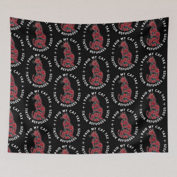 Item preview, I Paid My Cat Tax, TikTok Refugees 2025 designed and sold by Roy & Tiffany.