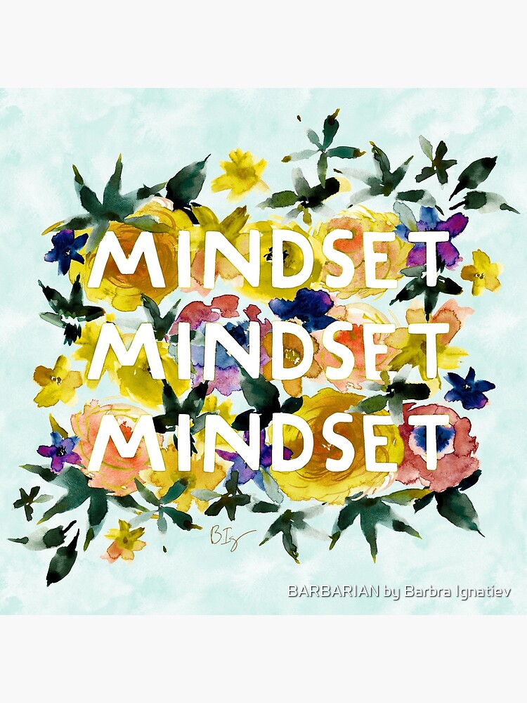 Thumbnail 7 of 7, Framed Art Print, MINDSET Pretty Word designed and sold by Barbarian.