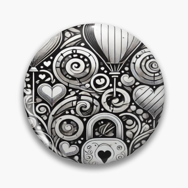 Item preview, Heart Balloons and Love Locks Abstract Reloaded Premium Trendy Best Gift designed and sold by Imaginarium of Chaos falcon88 .