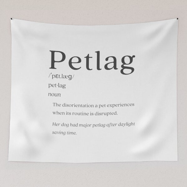 Item preview, Dictionary: Petlag designed and sold by nature. electrified..