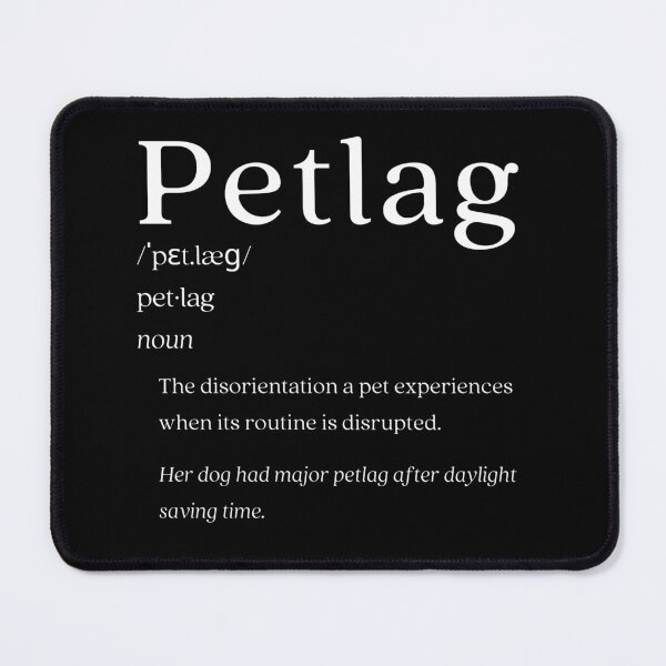 Item preview, Dictionary: Petlag designed and sold by nature. electrified..