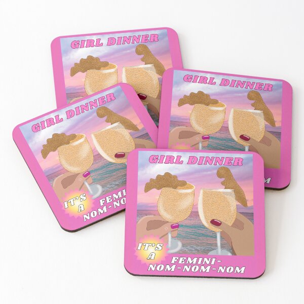 Item preview, Girl Dinner : A Femininomnomnom designed and sold by Uniq1.Arts.