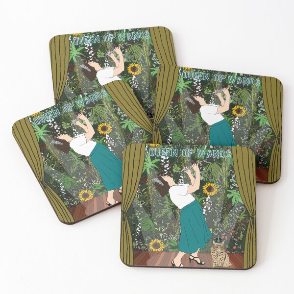 Item preview, Queen of Wands designed and sold by cleverclarinet.