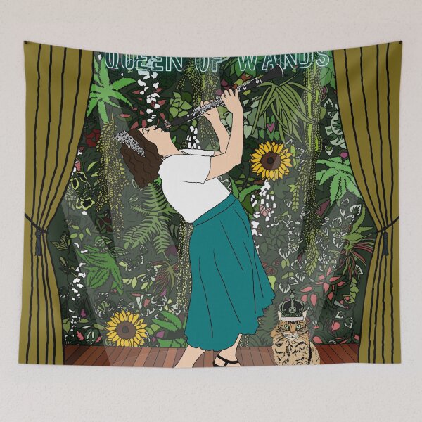 Item preview, Queen of Wands designed and sold by cleverclarinet.
