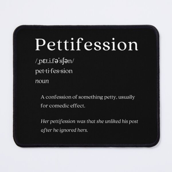 Item preview, Dictionary: Pettifession designed and sold by nature. electrified..