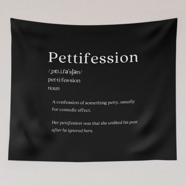 Item preview, Dictionary: Pettifession designed and sold by nature. electrified..