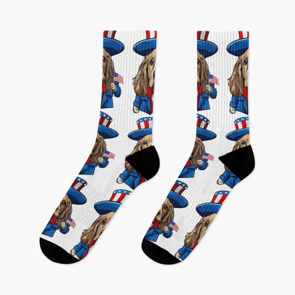Item preview, Funny 4th of July English Cocker Spaniel Dog designed and sold by whyitsme.