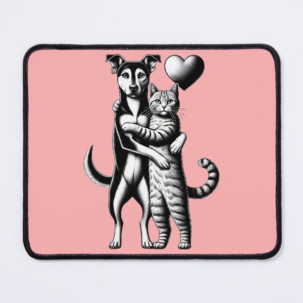 Item preview, Purrfect Pals: Dog & Cat Embrace designed and sold by TSQ.