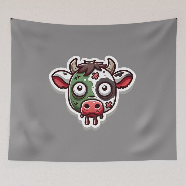 Item preview, Zombie Cow Head  designed and sold by ArtistEmbrace.