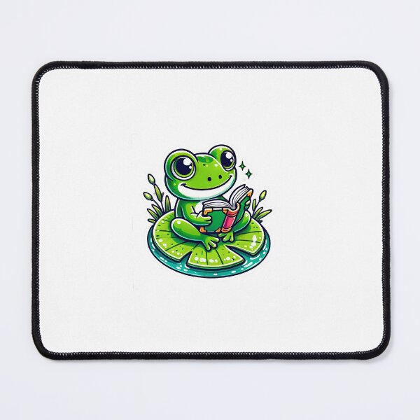 Item preview, Reading frog designed and sold by ChicClicker.