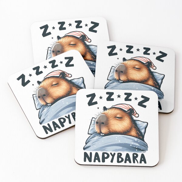 Item preview, Napybara - Cute Sleeping Capybara Design designed and sold by Frollein S Berlin.