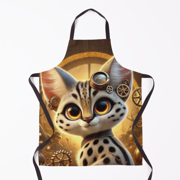 Item preview, Steampunk Serval designed and sold by Sillytoe.
