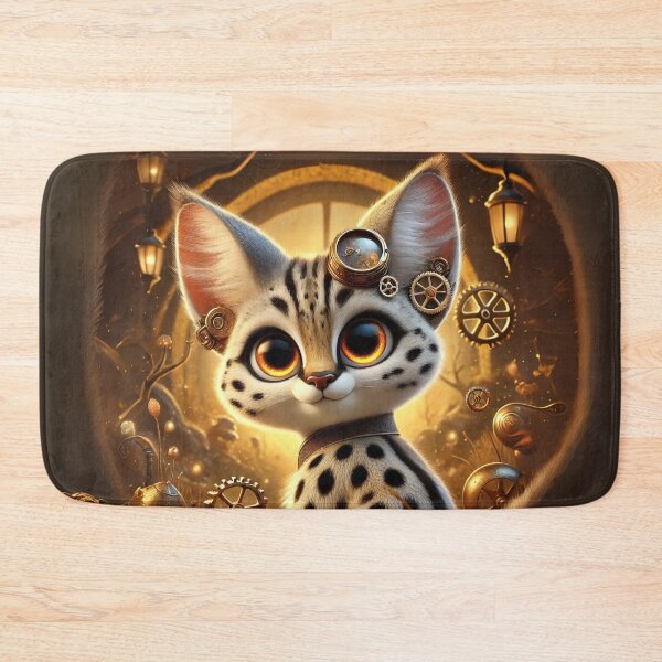 Item preview, Steampunk Serval designed and sold by Sillytoe.