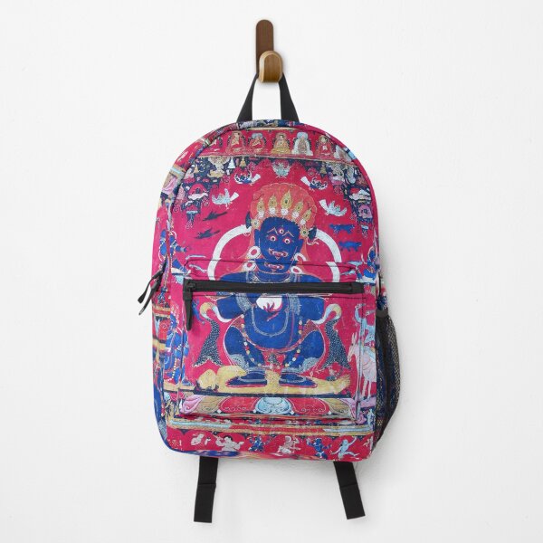 Item preview, Thangka 217 Mahakala Buddhist Protector Panjarnata Lord of the Pavilion designed and sold by GuyBlank.
