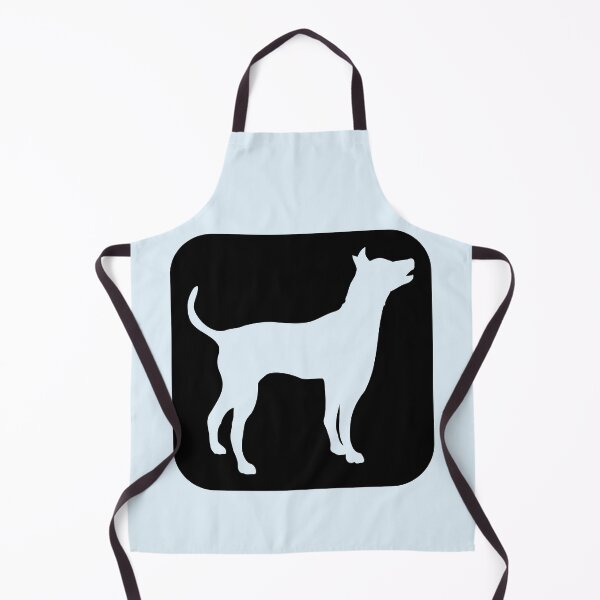 Item preview, Dog Silhouette Symbol Button Logo Square Cool Comic Cartoon designed and sold by shirt-o-mat.
